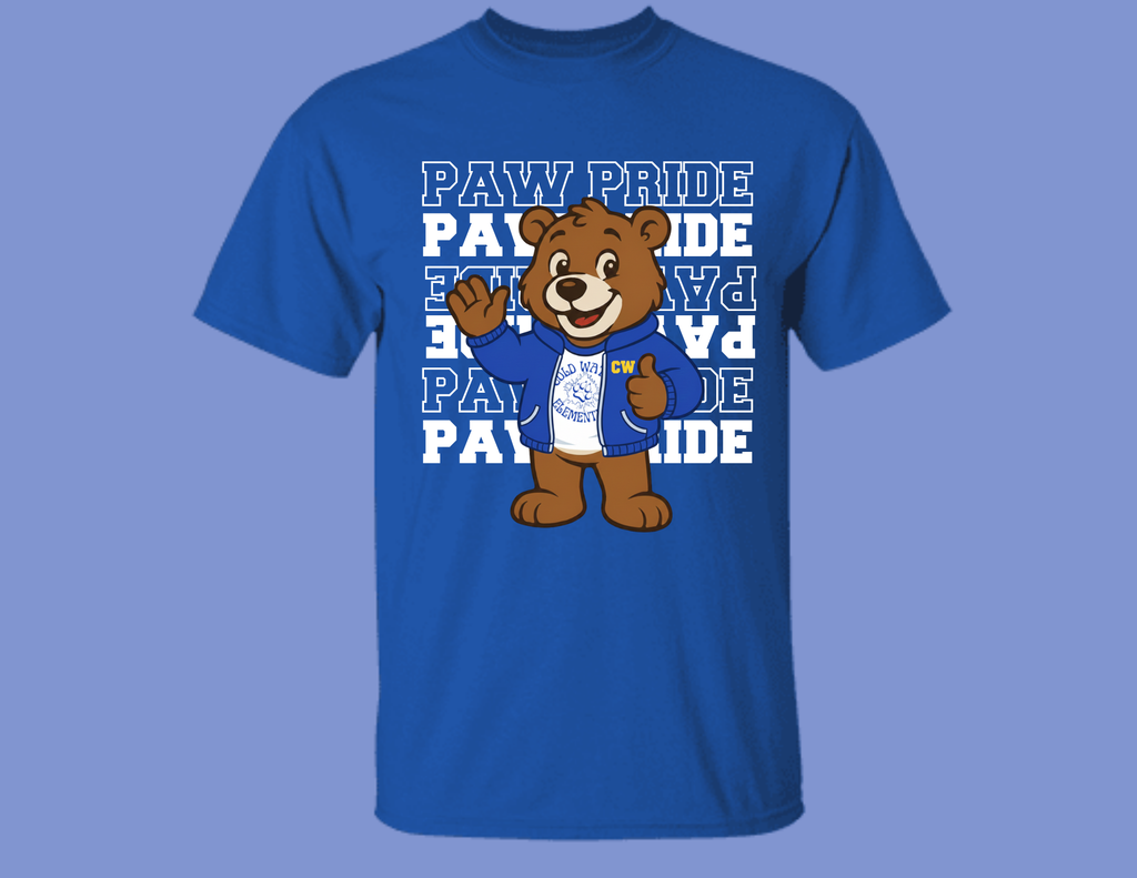 Adult Cold Water Elementary Bear in Jacket Tee