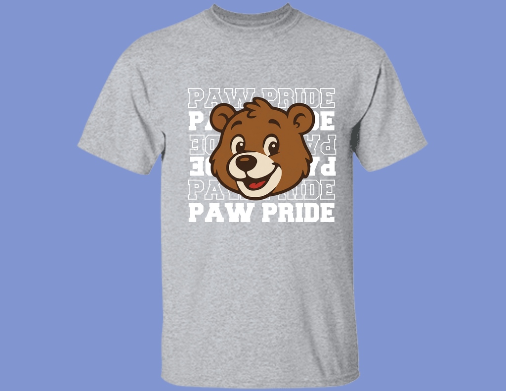 Adult Cold Water Elementary- Bear Head w/ Paw Pride